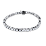 White Gold Tennis Bracelet - Mila Gems